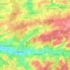 Felleries topographic map, elevation, terrain