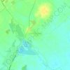 Little Faringdon topographic map, elevation, terrain