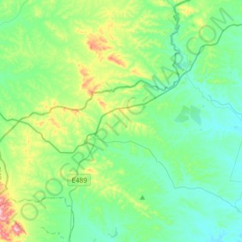 Juan Gómez Rendón (Progeso) topographic map, elevation, terrain
