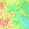 El Borge topographic map, elevation, terrain