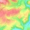 Oberstreit topographic map, elevation, terrain