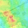 Laurentian West topographic map, elevation, terrain