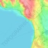 Balatonakarattya topographic map, elevation, terrain