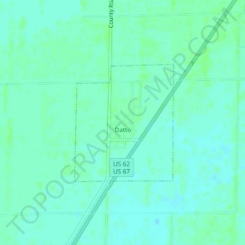 Datto topographic map, elevation, terrain