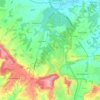 Highclere topographic map, elevation, terrain