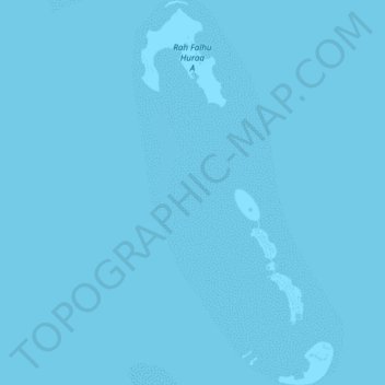 Fari Islands topographic map, elevation, terrain