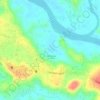 Peruvangur topographic map, elevation, terrain