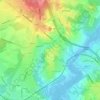 Bursledon topographic map, elevation, terrain