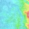 Fortune topographic map, elevation, terrain