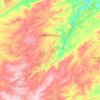 Serra Grande topographic map, elevation, terrain