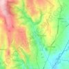 Chardstock topographic map, elevation, terrain