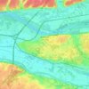 Montlouis-sur-Loire topographic map, elevation, terrain