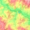 Exideuil-sur-Vienne topographic map, elevation, terrain