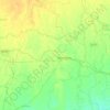 Banmankhi topographic map, elevation, terrain