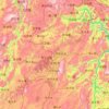 Xuanwei City topographic map, elevation, terrain