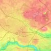 Dublin 15 topographic map, elevation, terrain