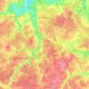 Домодедово topographic map, elevation, terrain