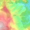 Los Reyes topographic map, elevation, terrain