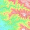 Province of Contumazá topographic map, elevation, terrain