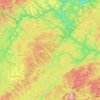 Eldon Parish topographic map, elevation, terrain