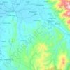 Laur topographic map, elevation, terrain