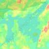 Larder Lake topographic map, elevation, terrain