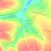 Arkhanhelske topographic map, elevation, terrain