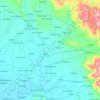 Bongabon topographic map, elevation, terrain