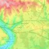 Beaconsfield topographic map, elevation, terrain