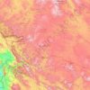 Koerdistan topographic map, elevation, terrain