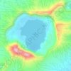 Taal Crater Lake topographic map, elevation, terrain