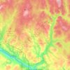 Saint-Andre Parish topographic map, elevation, terrain