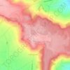 Bergonne topographic map, elevation, terrain