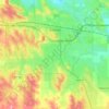 Gillette topographic map, elevation, terrain