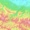 Rajon Alagir topographic map, elevation, terrain