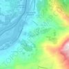 Loivo topographic map, elevation, terrain