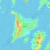 Western Visayas topographic map, elevation, terrain