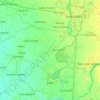 Jaen topographic map, elevation, terrain