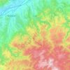 Cugir topographic map, elevation, terrain