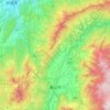 Iiyama topographic map, elevation, terrain