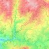 Boussac-Bourg topographic map, elevation, terrain
