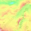 Linkes Alxa-Banner topographic map, elevation, terrain