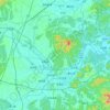 Tunxi District topographic map, elevation, terrain