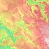 Beteta topographic map, elevation, terrain