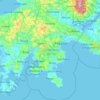 Zamboanga del Sur topographic map, elevation, terrain