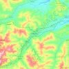 Tolentino topographic map, elevation, terrain
