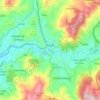 Vizela topographic map, elevation, terrain