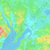 Sackville Parish topographic map, elevation, terrain