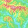 Mialet topographic map, elevation, terrain