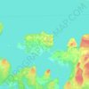 Gordon/Barrie Island topographic map, elevation, terrain